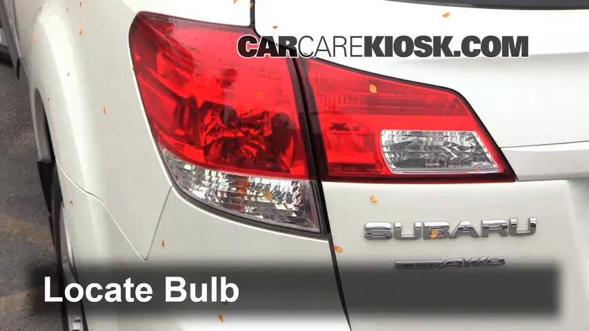 2011 Subaru Outback 3.6R Limited 3.6L 6 Cyl. Lights Turn Signal - Rear (replace bulb)